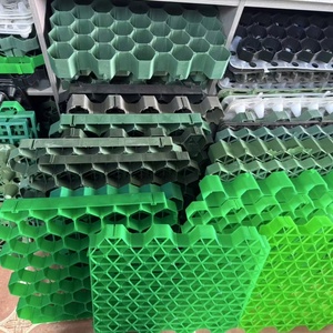 Grille de plantation en plastique HDPE, géocellule, pavé en herbe, grille de <span class=keywords><strong>gravier</strong></span>, pavés perméables pour allée en herbe, parking - Product Image 2