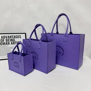 <span class=keywords><strong>Sac</strong></span> fourre-tout en feutre de grande capacité 35x25x15cm, <span class=keywords><strong>sac</strong></span> à main à motif de lettres au design simple, sacs-cadeaux personnalisés pour une utilisation quotidienne, pour les voyages et les courses. - Product Image 2