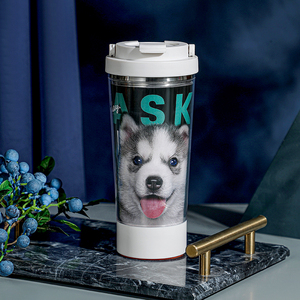 Mug de voyage antidérapant en acier inoxydable 304, 500 ml, avec logo personnalisé, design créatif, ne tombe jamais au sol, modèle 2026 Emerit, le plus tendance - Product Image 1