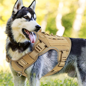 <span class=keywords><strong>Harness</strong></span> Anjing Taktis Khusus dengan Pegangan, Anti Tarik, Dapat Disesuaikan, Reflektif, untuk <span class=keywords><strong>K9</strong></span>, untuk Berjalan, Mendaki, dan Latihan - Product Image 5