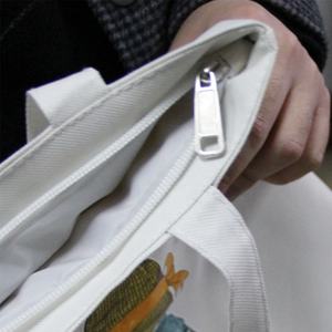 <span class=keywords><strong>Sac</strong></span> de shopping en toile de coton réutilisable, vente en gros, bon marché, logo personnalisé imprimé, fourre-tout, blanc - Product Image 4
