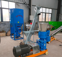 Nouvelle ligne de production automatique de granulés d'aliments pour volailles, norme CE, haute productivité 1-10 TPH, moteur en cuivre pur, capacité personnalisée pour