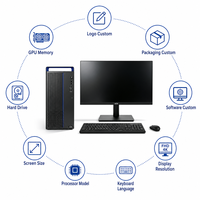 Ordinateur de bureau performant Hygon C86-3G 8 cœurs 64 Go de RAM, idéal pour les administrations et les entreprises, pour la mise à niveau informatique.