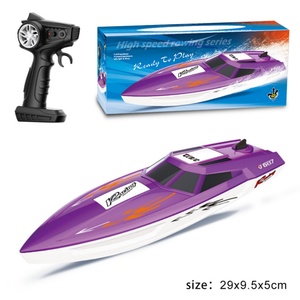 SJY-TX687/688 Barco de Carreras RC 2.4G, Resistente al Agua, con Alarma de Batería Baja, 8km/h de Alta Velocidad, Listo para Usar, Control Remoto de 50m, Juguete de Verano - Product Image 5