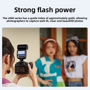 Flash <span class=keywords><strong>Godox</strong></span> <span class=keywords><strong>V860III</strong></span> de Tercera/Segunda Generación para Fotografía con Cámara SLR, Compatible con Batería de Litio Externa, Flash Superior de Alta Velocidad - Product Image 4