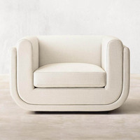 Chaise de salon confortable et élégante de style italien, design nordique, chaise de salon moderne de luxe, fauteuil individuel