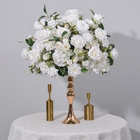 Boule de fleurs artificielles en soie pour mariage, centre de table pour mariage, décoration de table pour événements