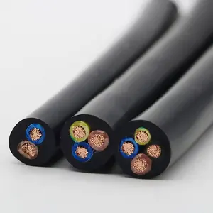 Top Selling PVC Insulated Flexible Copper Cable 0.75mm 1mm 2-Core 3-Core VDE SAA H03VV-F H03VVH2-F H05VVH2-F Electric Wire