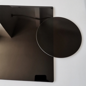 All'ingrosso personalizzato 4mm di spessore foglio di vetro in ceramica resistente al calore nero pannelli circolari in vetro - Product Image 6