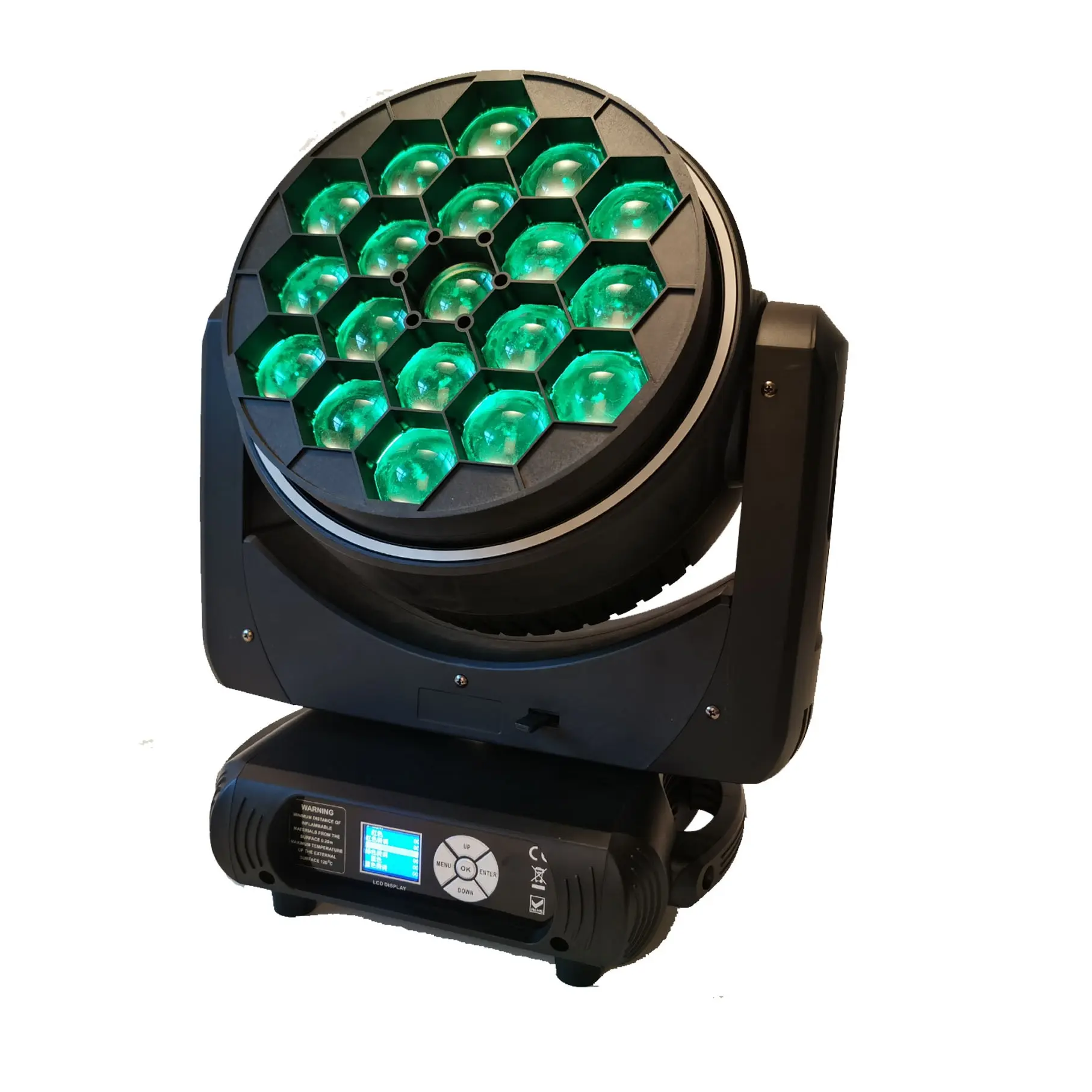 High Quality LED Moving Head With 19x40W RGBW 4in1 Wash Beam Lights Use For Performance Concert Stage Lighting