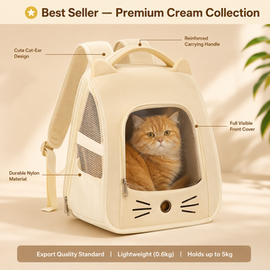 Mochila Transparente <span class=keywords><strong>para</strong></span> Gatos con Vista Panorámica, Bolsa de Viaje Transpirable de Nailon <span class=keywords><strong>para</strong></span> Mascotas, <span class=keywords><strong>para</strong></span> Gatos de 5 kg, Venta al Por Mayor OEM - Product Image 2