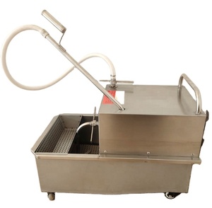 Easy Operation Stainless Steel Deep <b>Fryer</b> with Cooking Oil Filter Used Oil Purification <b>Machine</b> for Food Processing - Product Image 4