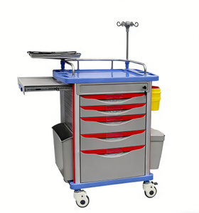 5 Lades Medische Noodcrashkar Met Abs Bovenste Plank-Noodtrolley - Product Image 1