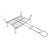 Panier de cuisson multifonctionnel DaS pour barbecue extérieur à pieds hauts, idéal pour les steaks et les légumes