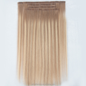 Extensiones de Cabello Natural Ruso Remy de Doble Trama de Primera Calidad, 100g, Invisibles, con Clip de PU, de 18 a 24 Pulgadas, Venta al Por Mayor - Product Image 4