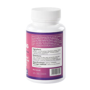 Suplemento dietético de etiqueta privada Productos de belleza Píldoras para iluminación de la piel Vitamina C Colágeno Píldoras para blanquear la piel - Product Image 4