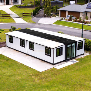 บ้านคอนเทนเนอร์ขนาด 20 ฟุตแบบขยายได้ บ้านขนาดเล็กพร้อมห้องครัวสำเร็จรูป บ้านโมดูลาร์ 3 ห้องนอนแบบสำเร็จรูป - Product Image 1