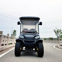 Voitures de golf électriques neuves de la marque Lesong, 4 roues, 72V 5000W, siège arrière, pliage rapide, scooter de golf