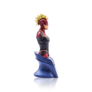 Figura de acción de colección hecha a medida estatua de PVC 3D Capitán Marvel Super Anime película personajes juguetes nuevo capitán figura de juguete Bustos - Product Image 3