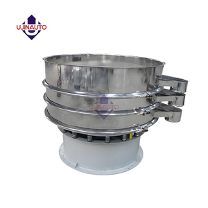 Petits tamis vibrants ronds industriels électriques en acier utilisés tamis à pollen vibrant rotatif à farine pour la transformation des aliments - Product Image 1