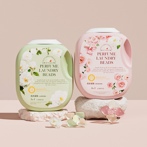 Lessive en perles 5-en-1 : Capsules de lavage, Perles rehausseuses de parfum, Billes de gel détachantes - Product Image 1
