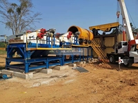 Línea de Procesamiento de Oro de Placer de 200 TPH, Conjunto Completo con Trommel, Canaleta y Mesa Vibratoria, Precio de Fábrica