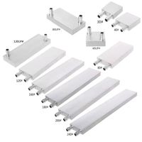 30/40/80/120/160/180/200/240mm pour ordinateur portable CPU solution de refroidissement en aluminium dissipateurs thermiques optimisé liquide plaques froides PC blocs d'eau