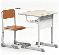 Bureau d'étude classique réglable et abordable pour étudiants, mobilier scolaire, vente chaude, directement des fabricants