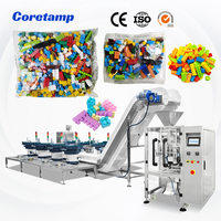 Machine automatique de comptage et d'emballage de blocs de construction en plastique, équipement de comptage et d'ensachage de briques Lego à grande vitesse