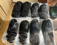 2X(14-22) Vendeurs 13X4 Perruque Lace Front Perruques de Cheveux Humains 360 Full Lace Livraison Gratuite Deal 10pcs Cheveux Brésiliens Longs Dentelle Suisse