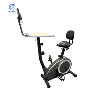 Vélo d'exercice pliable magnétique de haute qualité à poser sous le bureau avec résistance réglable et cadre en acier pour la maison et le bureau