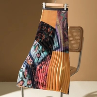 Tissu en mousseline de soie plissé imprimé pour robes de femmes, nouveau Design à la mode 2022