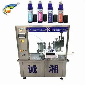 CHENGXIANG filling plugging capping machine for perfume liquid perfume roller ball bottle filling machine