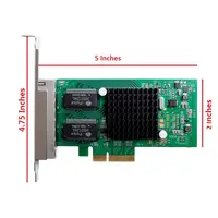 4 Ports Gigabit Ethernet Intel i350-AM4 Chipsatz PCI-E X4 Netzwerk Karte