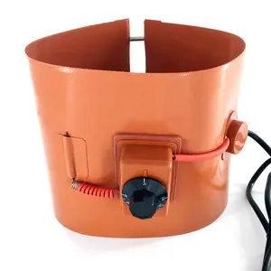 200 liter 125*1740mm 230v 3050w metal oil drum insulated silicone belt heater