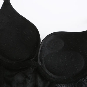 Soutien-gorge sexy en dentelle avec dos ajouré, style camisole, corset à baleines, pour femme - Product Image 6