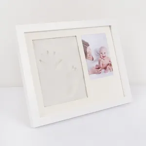 Kit de souvenirs pour bébés, impression à la main et empreinte d'argile pour bébés