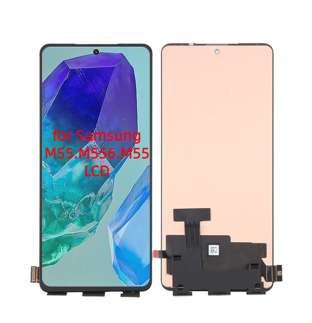 QSDT High Quality Mobile Phone Display Digitizer LCD Assembly 1-Year for M55 Screen Replacement OLED 300-350cd Luminance