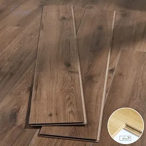 Turkish laminated flooring ce hdf wood floorboards 8mm water resistant tile laminate flooring dark oak laminate flooring