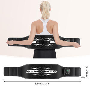 Ceinture de massage lombaire à air comprimé avec double circulation d'air, thérapie thermique et compresse froide, double usage pour le soin de la taille - Product Image 6