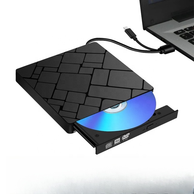 USB3.0  External  DVD-RW CD-RW Burner Type -C Portable External DVD CD Drive  Writer for Laptop