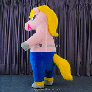 Nice Little Ponys' <strong>Horse</strong> <strong>Mascot</strong> <strong>Costume</strong> 2m 2.6m Girly Dress Inflatable My Bristle Little Ponys' <strong>Horse</strong> <strong>Costume</strong> Fursuit Clothing - Product Image 5