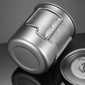 Pentola da Picnic Portatile in Acciaio Inox con Coperchio Alto per Cucina all'Aperto - Product Image 4