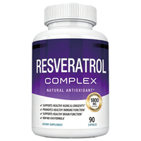 Complexe de Resvératrol 1800mg pour une vitalité quotidienne et une jeunesse durable, avec collagène et vitamine C pour soutenir la santé de la peau