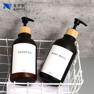 Minnie <b>Shampoo</b> And Body Wash Bottle 500ml With Pump For Daily Care - Product Image 1
