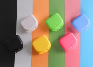 कस्टम प्लास्टिक दंत बॉक्स कंटेनर केस ऑर्थोडोन्टिक माउगार्ड थोक - Product Image 6