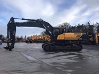 Excavatrice HX520AL de 52 tonnes, machine lourde sur chenilles de classe C pour l'exploitation minière à grande échelle et le défrichement des roches