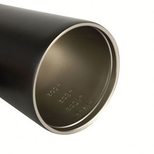 Mug de voyage isotherme en acier inoxydable à double paroi avec couvercle, réutilisable pour l'eau bouillante, pour les amateurs de café - Product Image 3