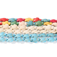 Perles de tortue en turquoise bleue pour bijoux, accessoires de bijouterie, fabrication artisanale, vente transfrontalière, semi-finies, best-seller