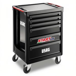 Armoire à outils USAG Start 516, 6 tiroirs, établi roulant, rangement - Product Image 2